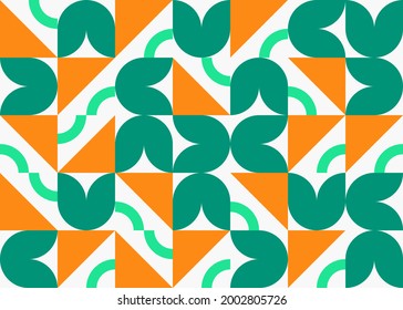 Neo Geometrischer Hintergrund, Tulpenhintergrund