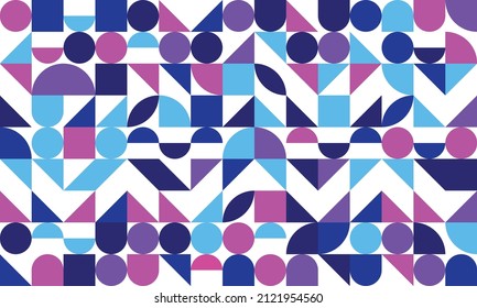 neo geometrische Abbildung. moderne neo-geometrische Mustergrafik