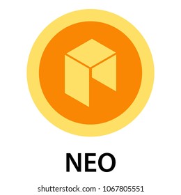 Neo icon. Flat illustration of neo vector icon for web