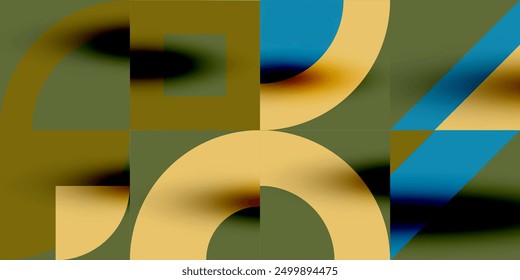 Patrón geométrico de Neo Memphis con círculos, cuadrados. Fondo abstracto del arte Pop para las cubiertas, los Anuncios, los volantes y los carteles y otras Plantillas