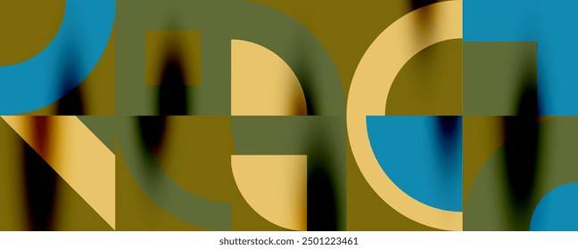Neo memphis geometric pattern with circles, squares. Pop art abstract background for covers, banners, flyers and posters and other templates