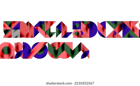 Padrão geométrico neomênfis com círculos, quadrados e linhas. Fundo abstrato da arte pop para capas, banners, folhetos e cartazes e outros modelos
