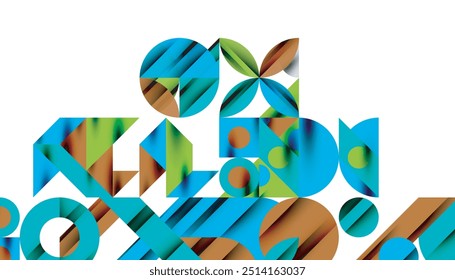 Neo memphis geometrisches Muster mit Kreisen, Quadraten und Linien. Pop Art abstrakter Hintergrund für Cover, Banner, Flyer und Poster und andere Vorlagen