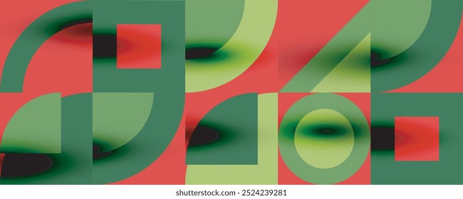 Neo memphis geometric pattern with circles, squares. Pop art abstract background for covers, banners, flyers and posters and other templates