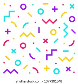 Neo Memphis style pattern