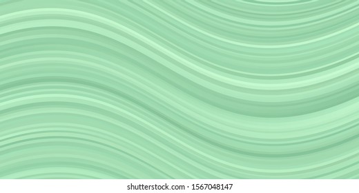 
Neo Mint Gradient Waves Vector Background. 2020 Color Trend Forecast. Minimal Cover Design Concept. Wavy Stripes Pattern. Pastel Green Abstract Texture.