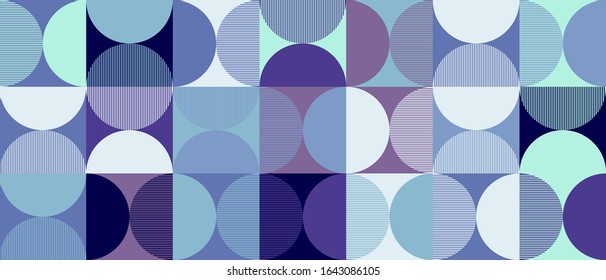 Neo Modernismo patrón de arte hecho con formas y formas geométricas vectoriales abstractas. Diseño gráfico sencillo en negrita, útil para el arte web, tarjetas de invitación, carteles, impresiones, textiles, fondos.