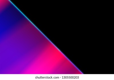 Neo noir style gradient colors background with black copy space