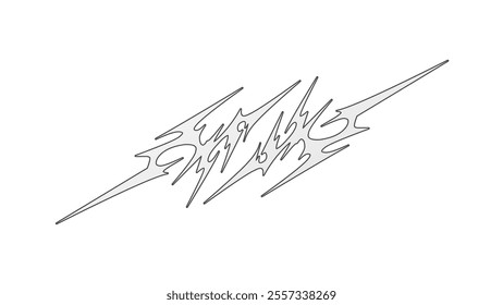 Neo Tribal Vector Design isolated on white background