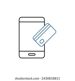 neobank concept line icon. Simple element illustration. neobank concept outline symbol design.