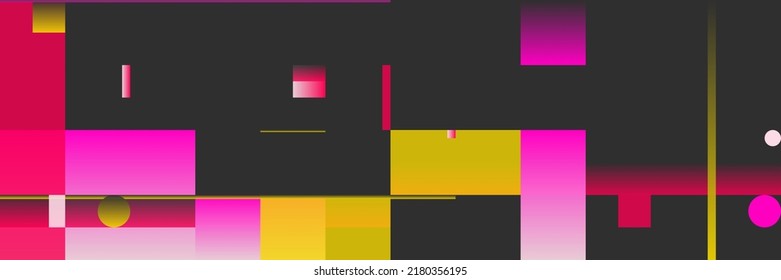 Neo-Geo vector pattern graphics artwork inspired by abstract modernist aesthetics design. Modern geometric collage for poster, cover, art, presentation, prints, fabric, wallpaper and etc.