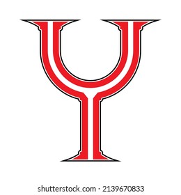 Neo-gotischer Zierbrief.Vektor mittelalterliche Schriftart.