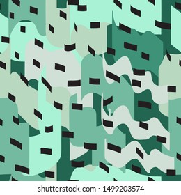 Neo-mint green Abstract vector repeat pattern perfect for stationary products,scrapbbong,packaging,branding,web applications,home decor prodcuts,greeting card backgrounds.