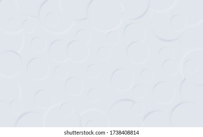 Neomorphism designs, simply and modern background, 3d shadow and light circles.