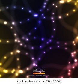 Neon abstract background