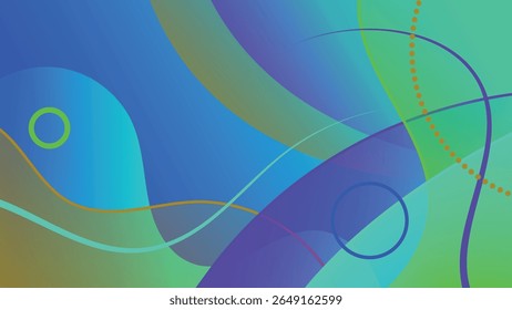 Fundo abstrato de néon com elementos de arte. Uma excelente ilustração para publicidade, cartazes, cartões postais, cartões de visita, atributos corporativos e seus outros projetos. Vetor.