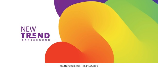neon abstract background, Abstract blurred gradient fluid vector background design wallpaper template with dynamic color, waves, and blend. Futuristic modern backdrop design for business