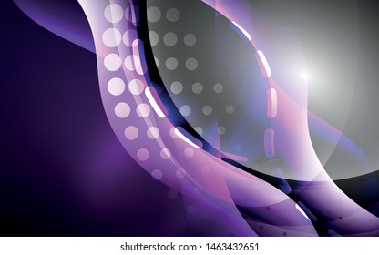 Neon abstract background. Background decoration. Trendy graphic design. Abstract magic light background.