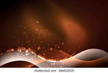 Neon abstract background. Background decoration. Trendy graphic design. Abstract magic light background.