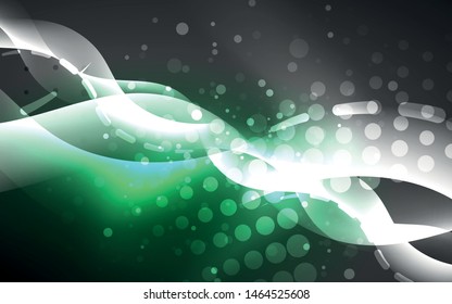 Neon abstract background. Background decoration. Trendy graphic design. Abstract magic light background.