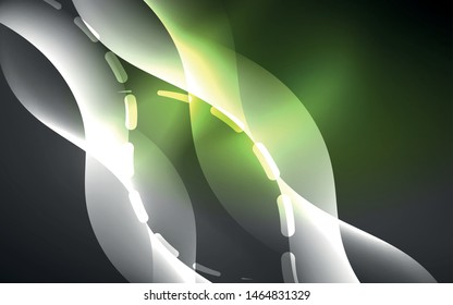 Neon abstract background. Background decoration. Trendy graphic design. Abstract magic light background.