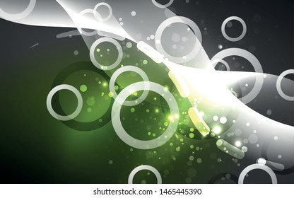 Neon abstract background. Background decoration. Trendy graphic design. Abstract magic light background.