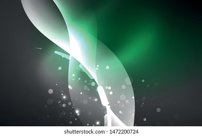 Neon abstract background. Background decoration. Trendy graphic design. Abstract magic light background.