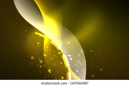 Neon abstract background. Background decoration. Trendy graphic design. Abstract magic light background.