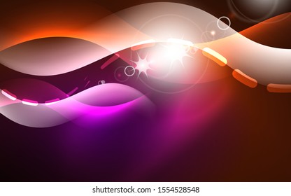 Neon abstract background. Background decoration. Trendy graphic design. Abstract magic light background.
