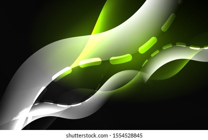 Neon abstrakter Hintergrund. Hintergrunddekoration. Trendy Grafikdesign. Abstrakter magischer heller Hintergrund.