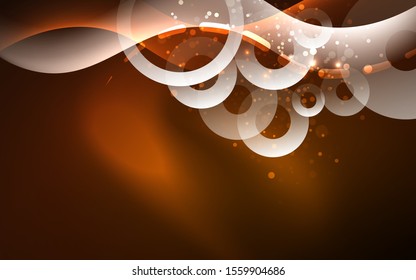 Neon abstract background. Background decoration. Trendy graphic design. Abstract magic light background.