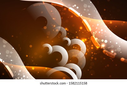 Neon abstract background. Background decoration. Trendy graphic design. Abstract magic light background.