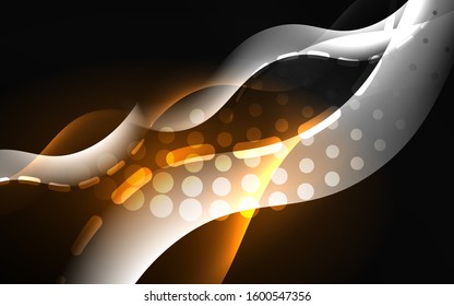 Neon abstract background. Background decoration. Trendy graphic design. Abstract magic light background.