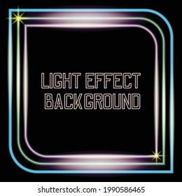 neon abstract background isolated with black color.