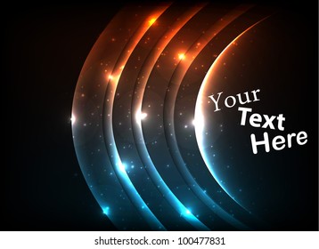 neon abstract background. vector illustration