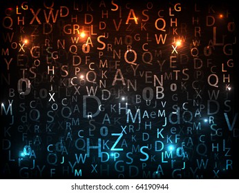 Neon abstract background. Vector illustration