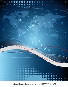 Neon abstract business vector background. EPS10