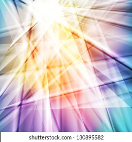 Neon abstract lines design background vector