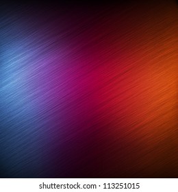 Neon abstract lines design on dark background vector