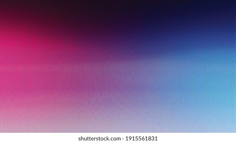 Neon abstract lines design on gradient background. Futuristic background for landing page.
Holographic gradient stripes. Shiny lines texture. Psychedelic neon color shading. Vector illustration.