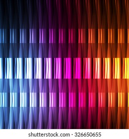 Neon abstract lines design on dark background concept vector glow lines