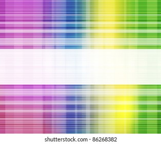 Neon abstract lines design on white background vector