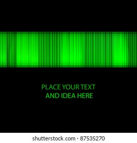 Neon abstract lines design on dark background vector