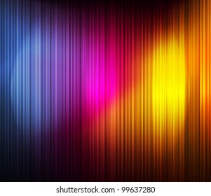 Neon abstract lines design on dark background vector