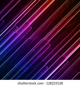 Neon abstract, reflection lines backgrounds