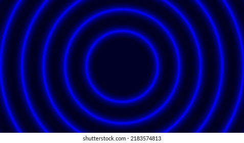 Neon abstract round. Glowing frame. magic energy space light concept, abstract background wallpaper design, vector illustration