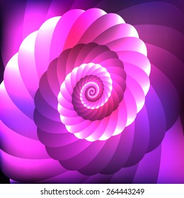 Neon abstract swirl background