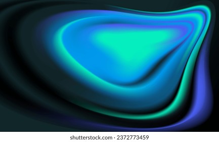 Neon abstract swirl smooth visual. Fluid blurry abstract wavy shapes background wallpaper collection