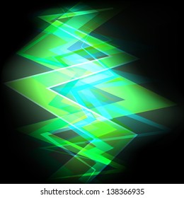 Neon abstract vector background concept template