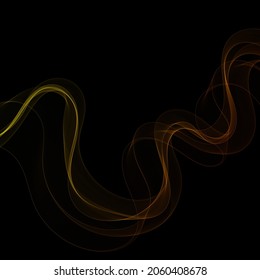 Neon abstract wave. Vector background. Design element